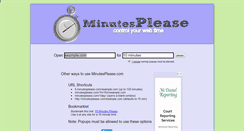 Desktop Screenshot of minutesplease.com