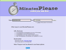 Tablet Screenshot of minutesplease.com